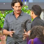 Joe Manganiello At The Grove To Do An Interview On EXTRA