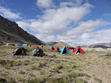 A campsite with a view