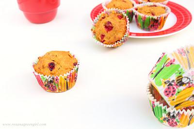 Cranberry Pumpkin Muffins (Vegan)