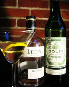 Double Wedding Gift Booze Review: Leopold’s Gin and Dolin Dry Vermouth