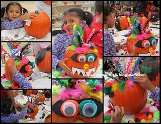 Crazy Incredibles Pumpkin Craft for Preschoolers