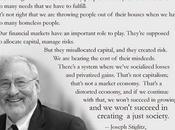 Joseph Stiglitz Said...