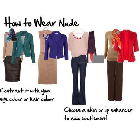 how to wear nude