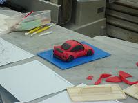 Right off the Assembly Line! The Ferrari Cake!