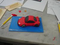 Right off the Assembly Line! The Ferrari Cake!