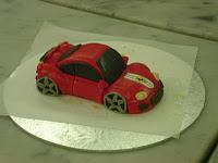 Right off the Assembly Line! The Ferrari Cake!