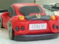 Right off the Assembly Line! The Ferrari Cake!