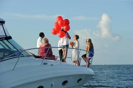 A wedding in the Cayman Islands