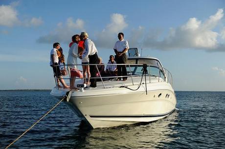 A wedding in the Cayman Islands