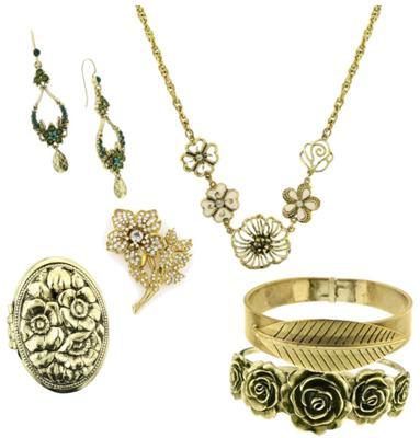 3 gold floralsFab Find Friday: Feeling Long, Bronze or Filigree?