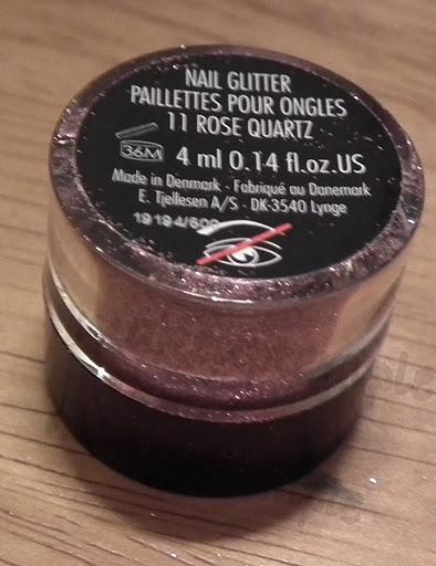 Swatches:Nails:Gosh:Gosh Nail Glitter Rose Quartz Swatches