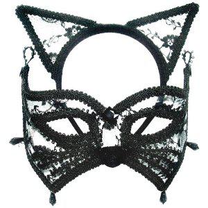 American Apparel + Charlotte Olympia + Cat Mask = Halloween