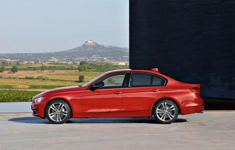 2012 BMW 3 Series Sedan Side View