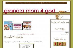 Indiana Blogs: Granola Mom 4 God
