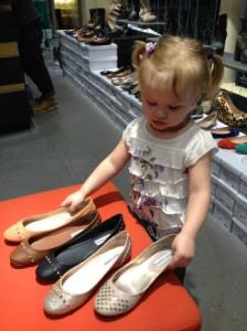 Shoe Shopping toddler