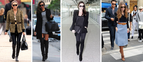 Celebrity, Over the knee, boots, Olivia Palermo, Miranda Kerr, Victoria beckham