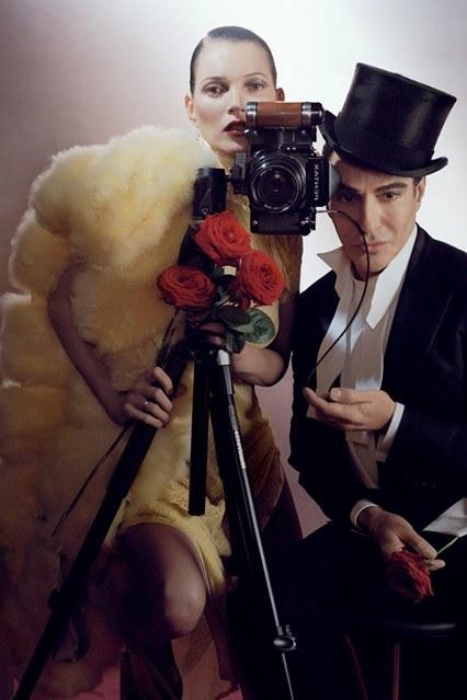 Kate Moss and John Galliano by Tim Walker for Vogue UK December 2013