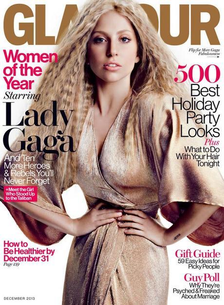 Lady Gaga by Patrick Demarchelier for Glamour December 2013 