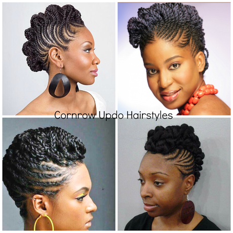 Natural Hair Cornrow Updos One Of The Dopest Protective Styles