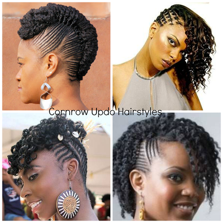 Natural Hair Cornrow Updos: One of the Dopest Protective 