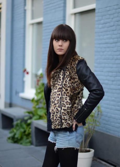 lovelybylucy leather and leopard fur jacket nelly