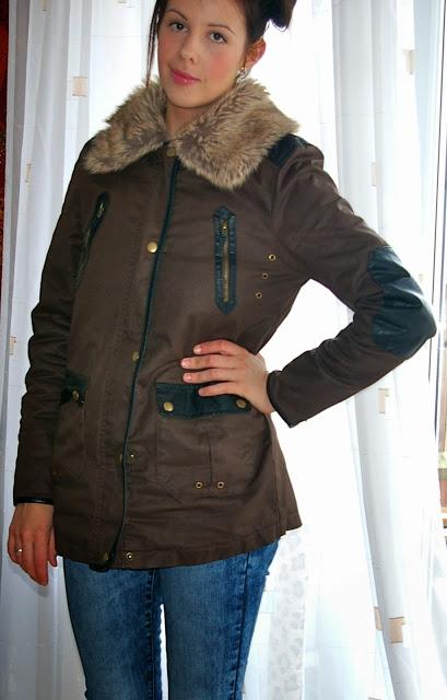 F&F; Limited Edition Waxed Jacket with Faux Fur Trim Review