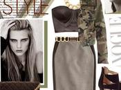 Fashion Trends:: Cropped Camo Pencil Skirts