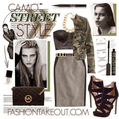 Fashion Trends:: Cropped Camo and Pencil Skirts