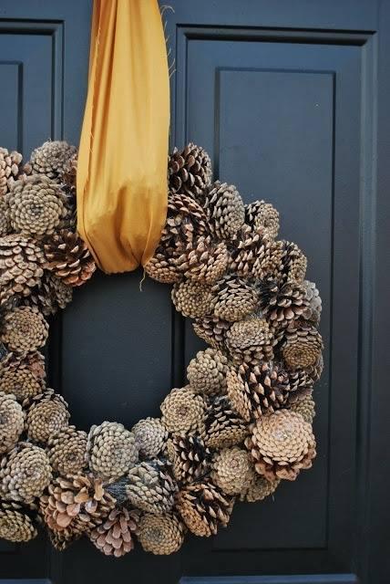 pine cone wreath