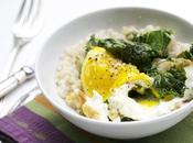 Breakfast: Israeli Couscous, Fried Kale