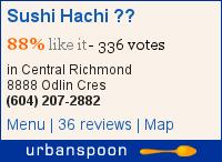 Sushi Hachi 鮨八 on Urbanspoon