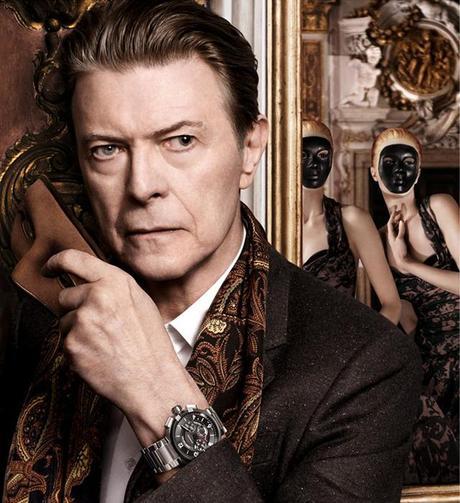 David Bowie in the Louis Vuitton campaign shot by David Sims.