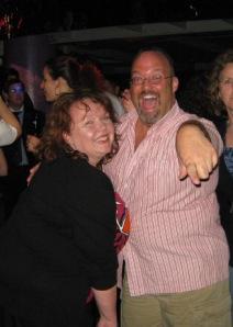 Cutting loose on the dance floor with my dear friend Stephen