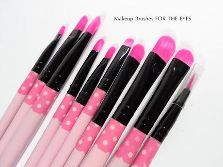 Romwe Pink Makeup Brushes