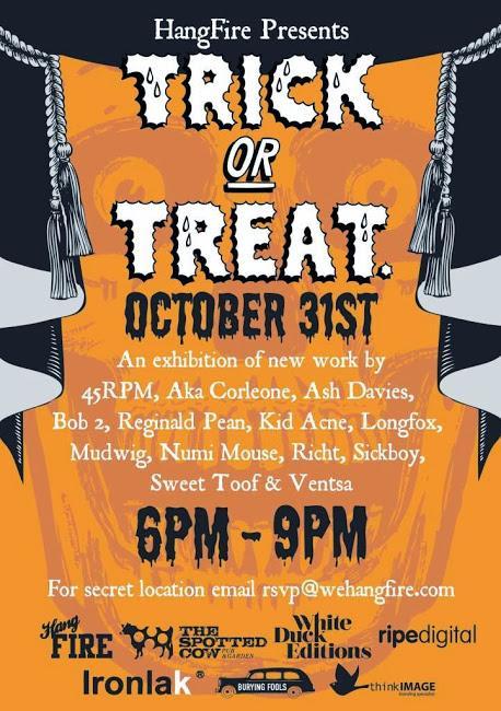 HangFire Present Trick or Treat Exhibition