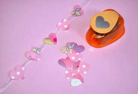 DIY heart garland with Hobbycraft heart punch!