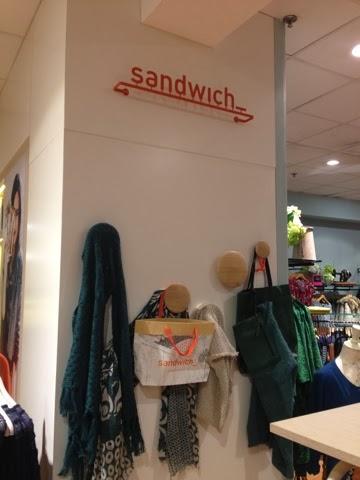 {Sandwich at House of Fraser}