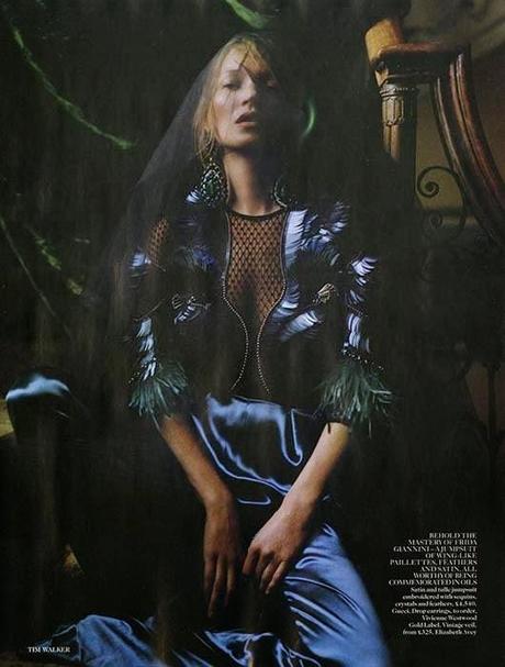 Kate Moss by Tim Walker for Vogue UK December 2013