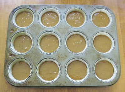 Persimmon Gingerbread Muffins with Caramel Drizzle