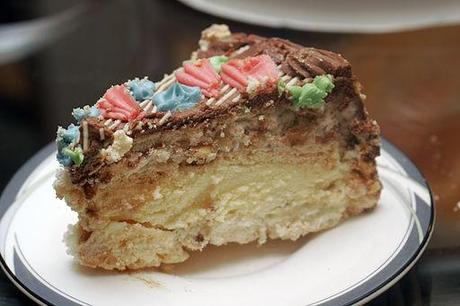 Kiev cake slice