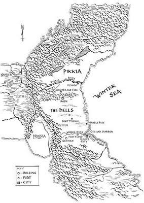 Map of the Dells and Monsea