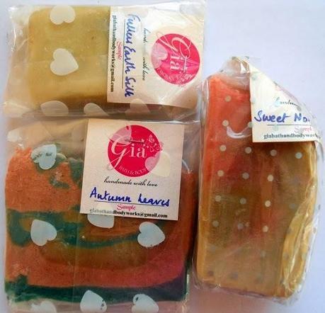 gia bath and body works+handmade soaps+body butter+body scrub+natural products+homemade products