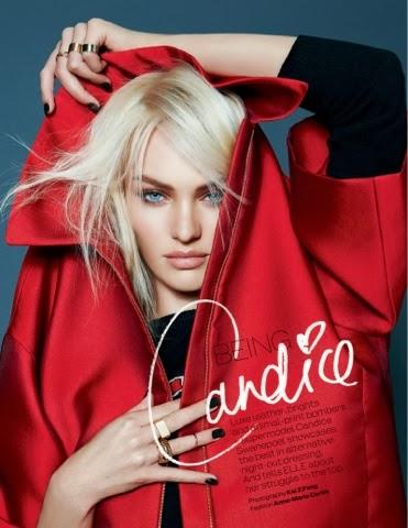 CANDICE SWANEPOEL FOR ELLE UK DECEMBER 2013