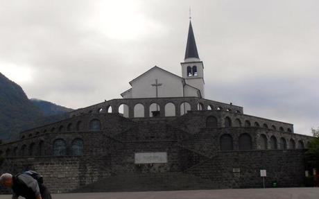 Italian ossuary and the church of St. Anthony – the resting place of over 7000 Italian soldiers from WWI.