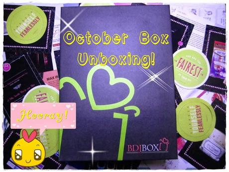Unboxing: October BDJ Box