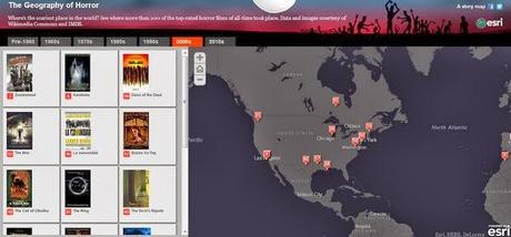 Cool Map Shows Where Some Horror Movies Take Place