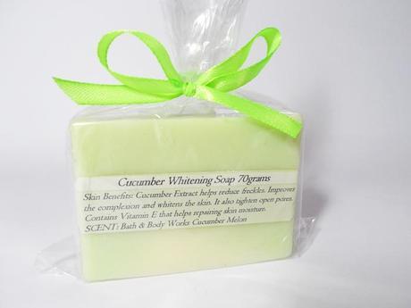 Chrissieyoj Essentials Bath and Body Works Cucumber Soap