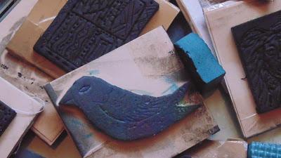Handmade Stamps - Recycled Projects -
