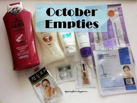 ♥ October Empties ♥ ♥ October Empties ♥