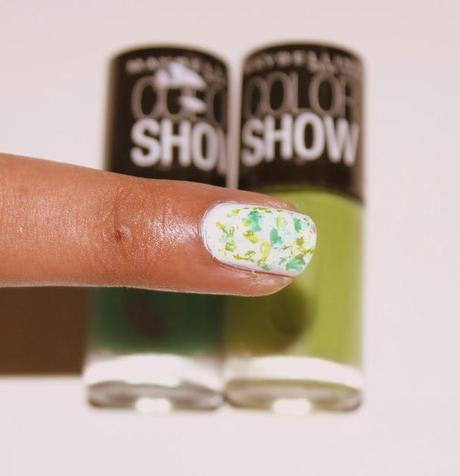 Maybelline Color Show Nail Paints 301 Tenacious Teal and 404 Mint Mojito